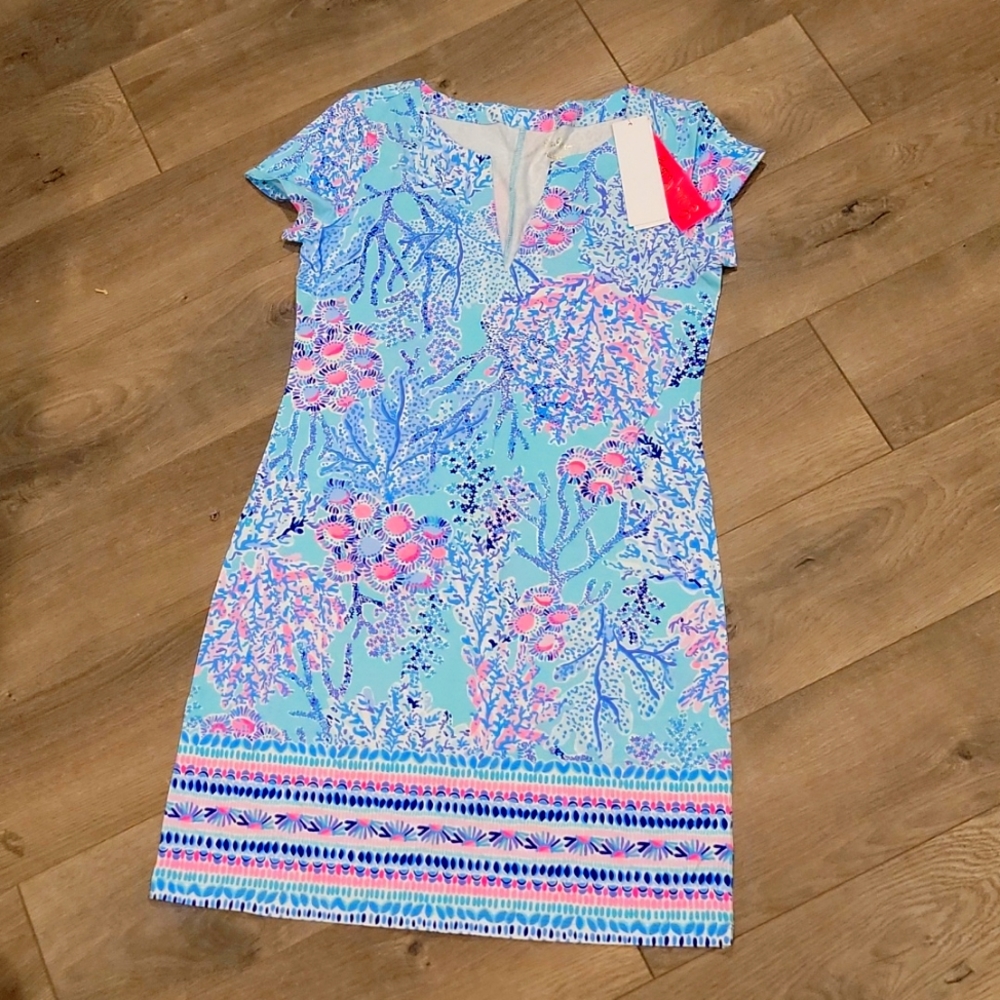 Lilly Pulitzer sophiletta dress blue Ibiza